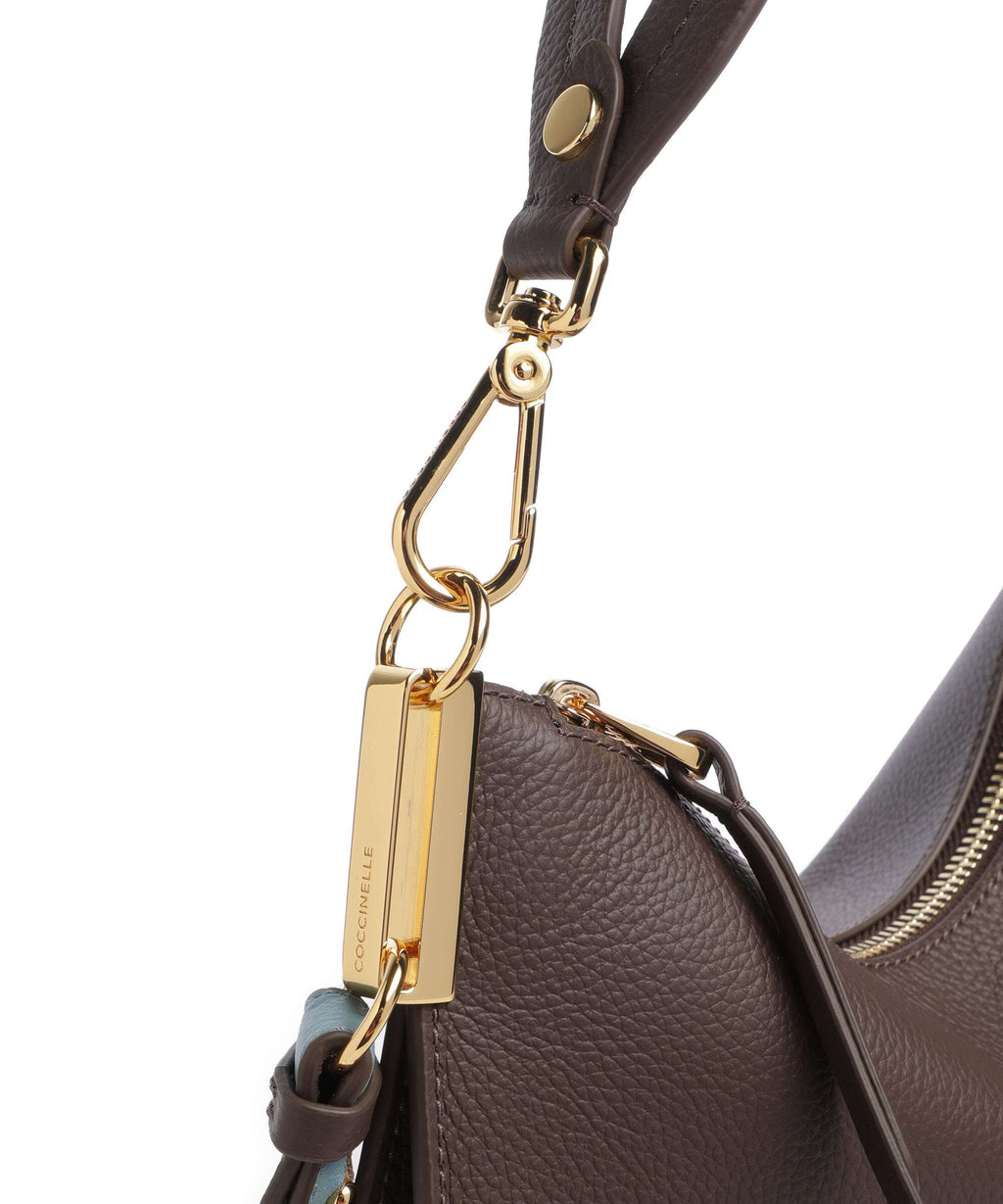 Coccinelle Sunup Hobo bag brunet/arctic blue