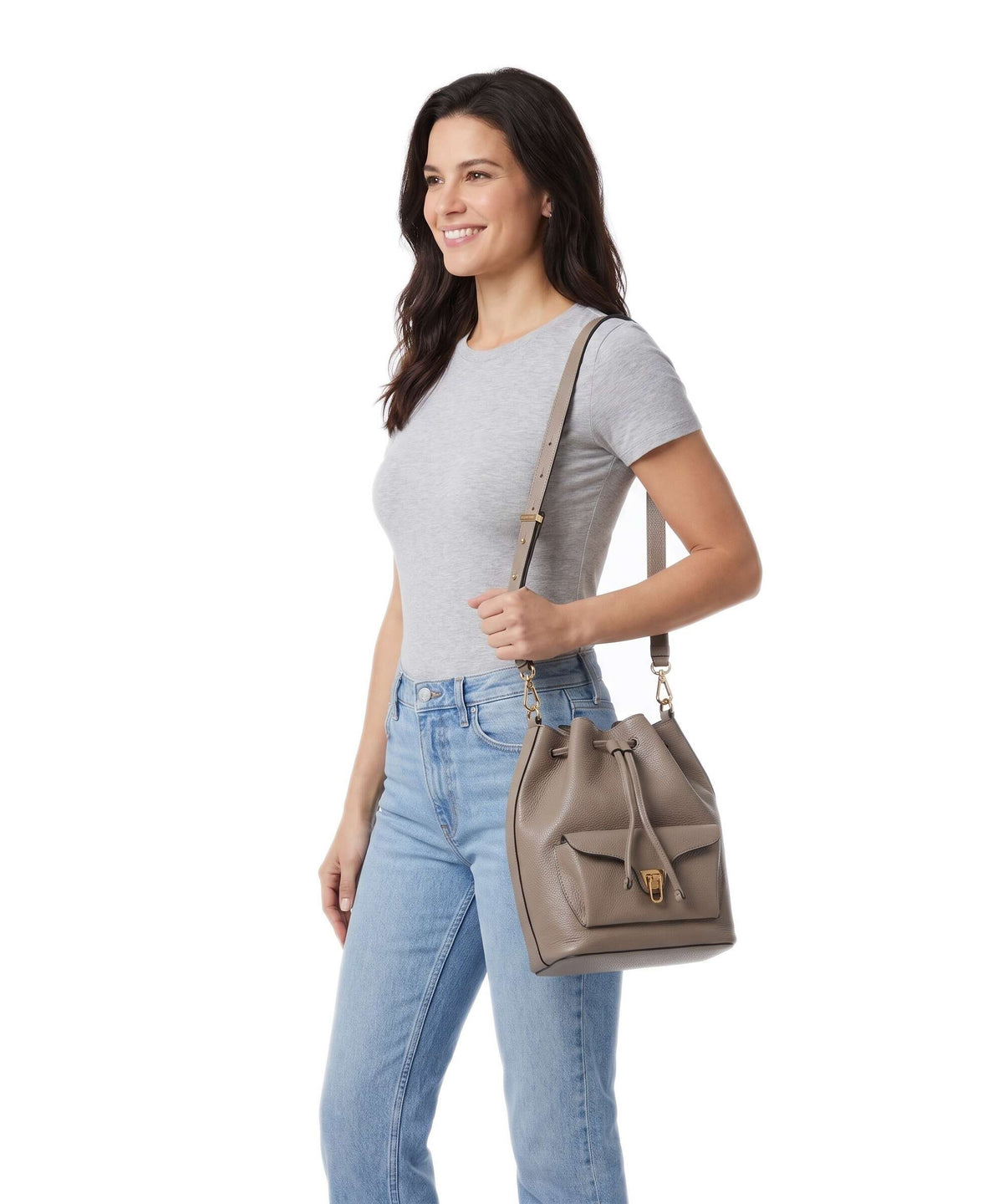 Coccinelle Beat Generation Bucket bag warm taupe