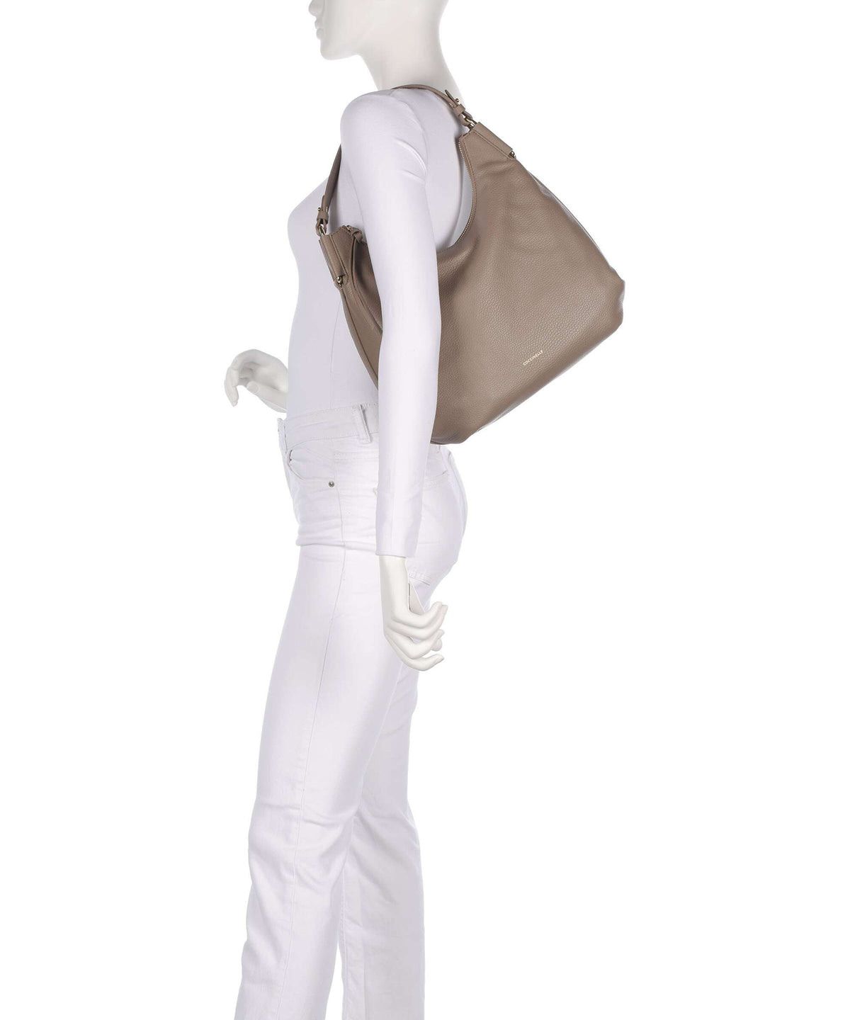 Coccinelle Rebekka Hobo bag warm taupe
