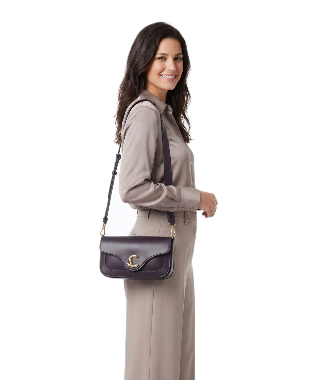 Coccinelle C-Me Crossbody bag prune