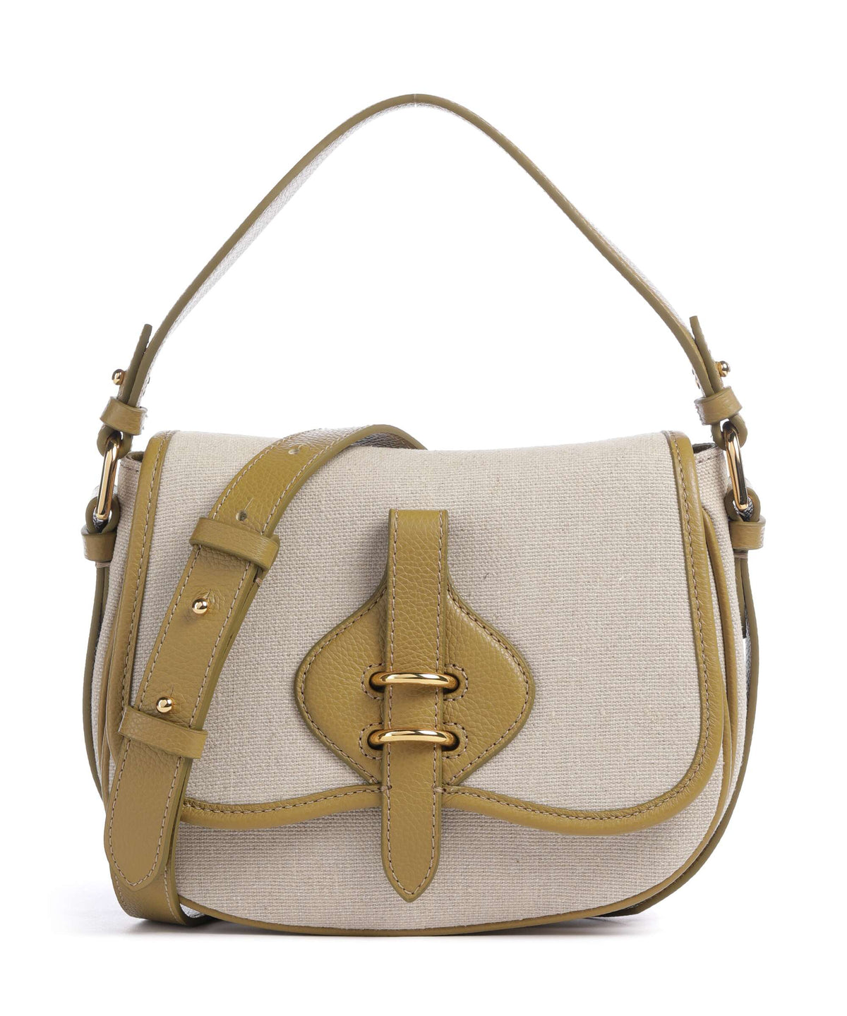 Coccinelle Mavery Canvas Handbag natural/seagrass