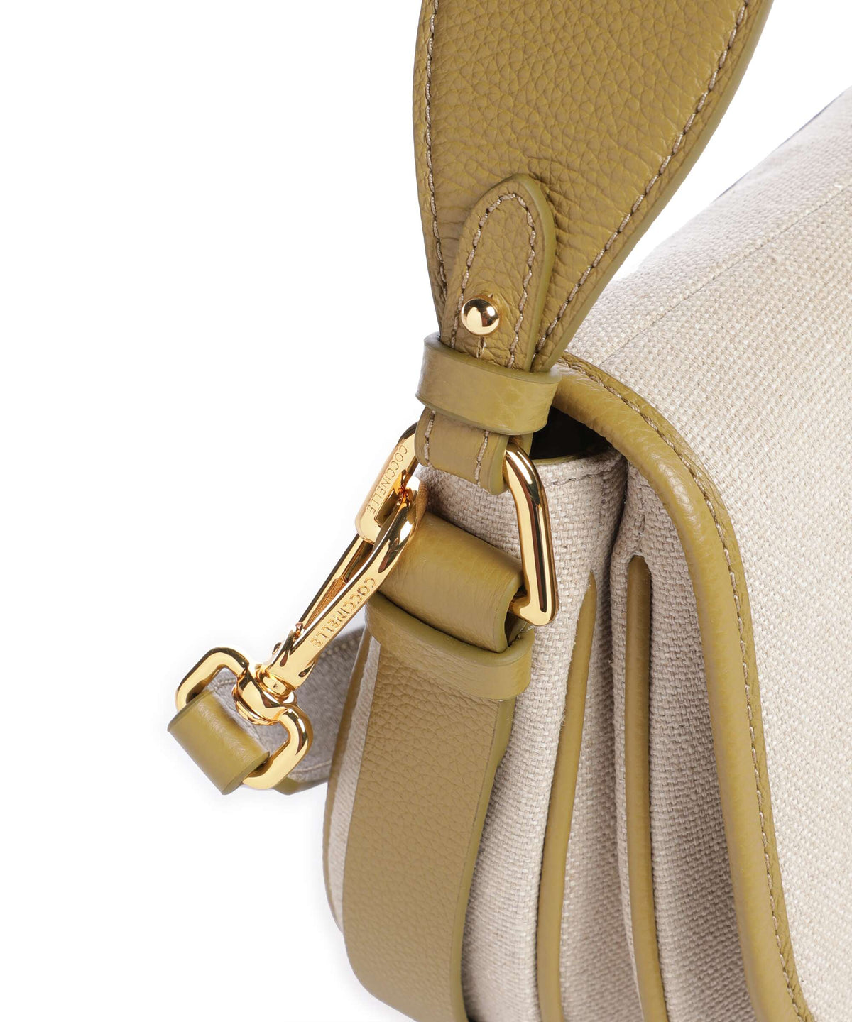Coccinelle Mavery Canvas Handbag natural/seagrass