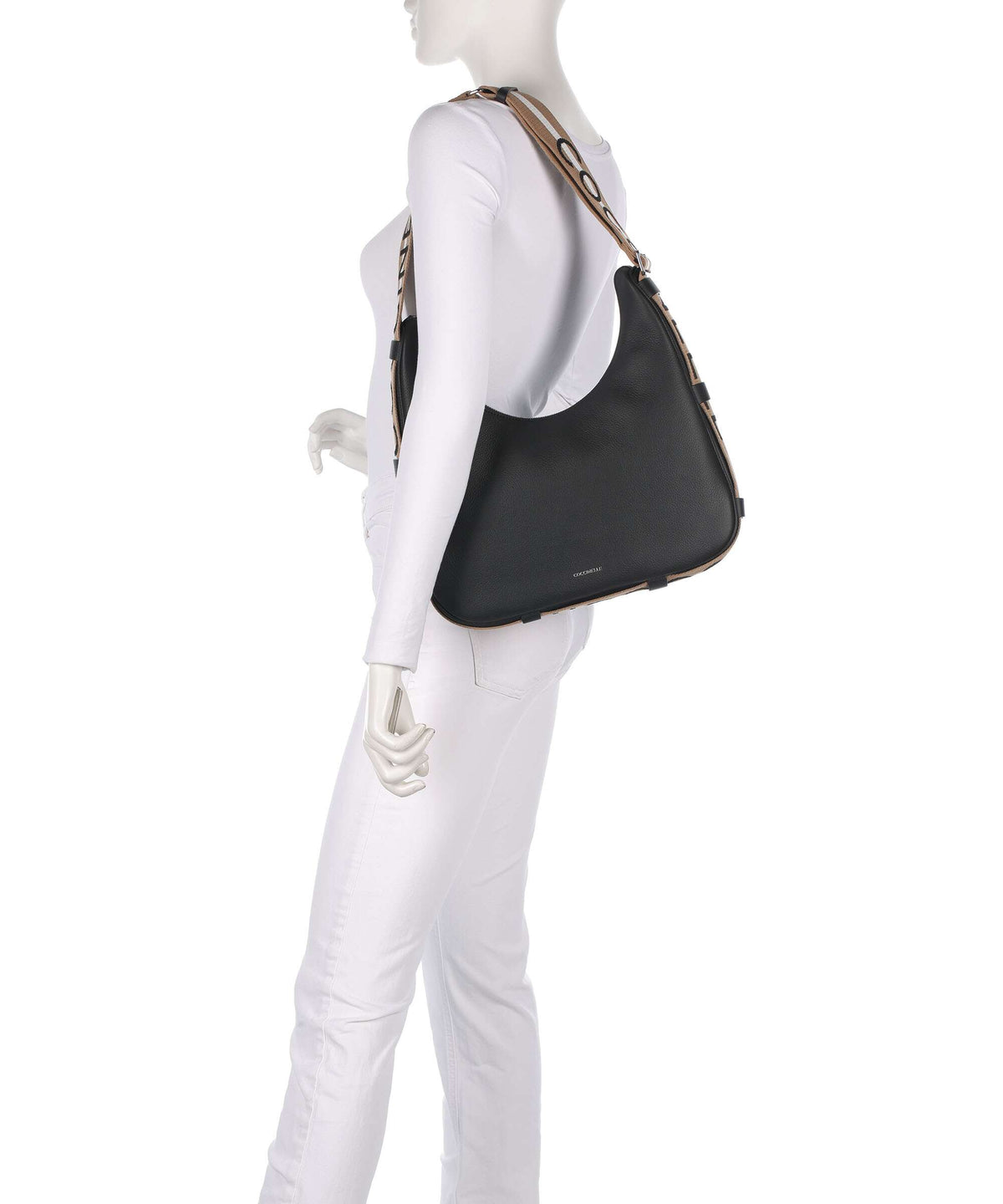 Coccinelle Raquel Hobo bag noir/cognac