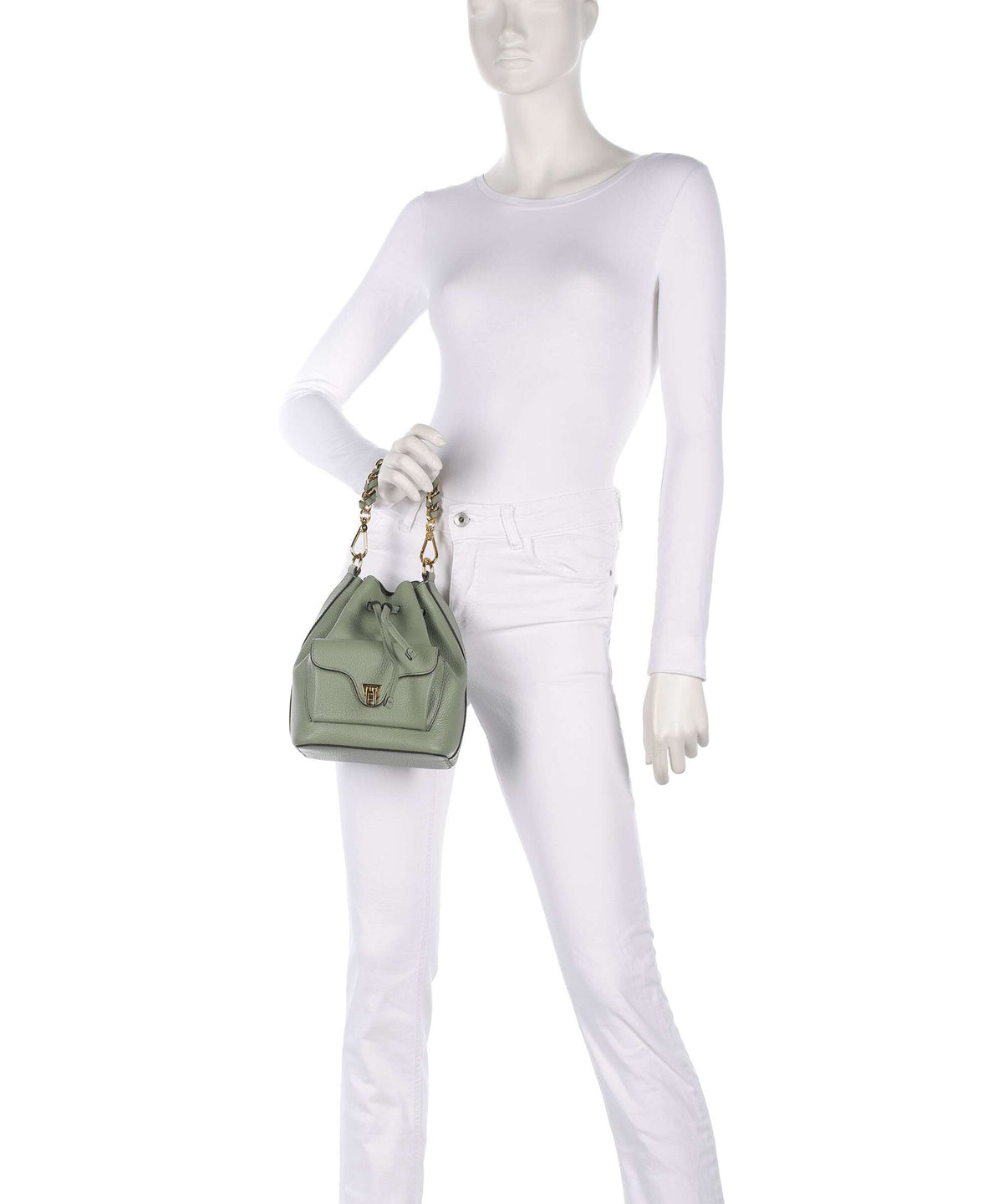 Coccinelle Beat Generation Bucket bag greenery