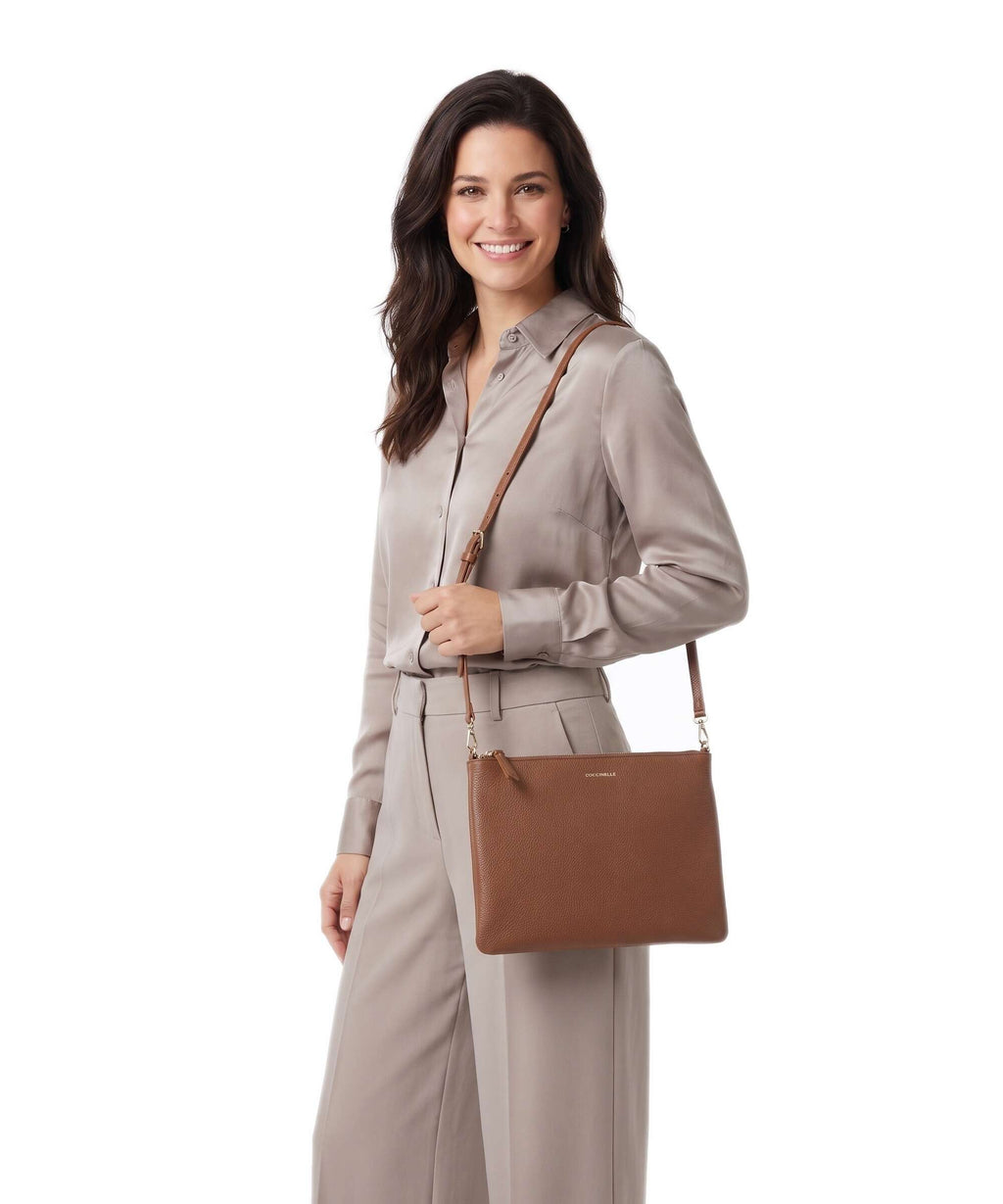 Coccinelle Best Crossbody bag cognac