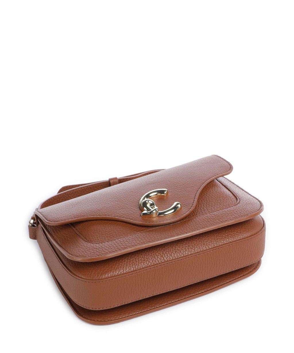 Coccinelle C-Me Crossbody bag cognac