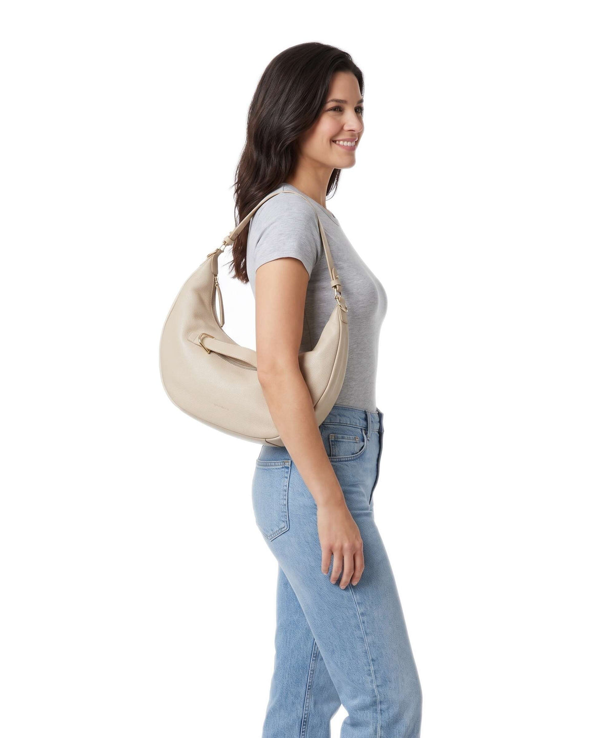 Coccinelle Paki Hobo bag sandshell