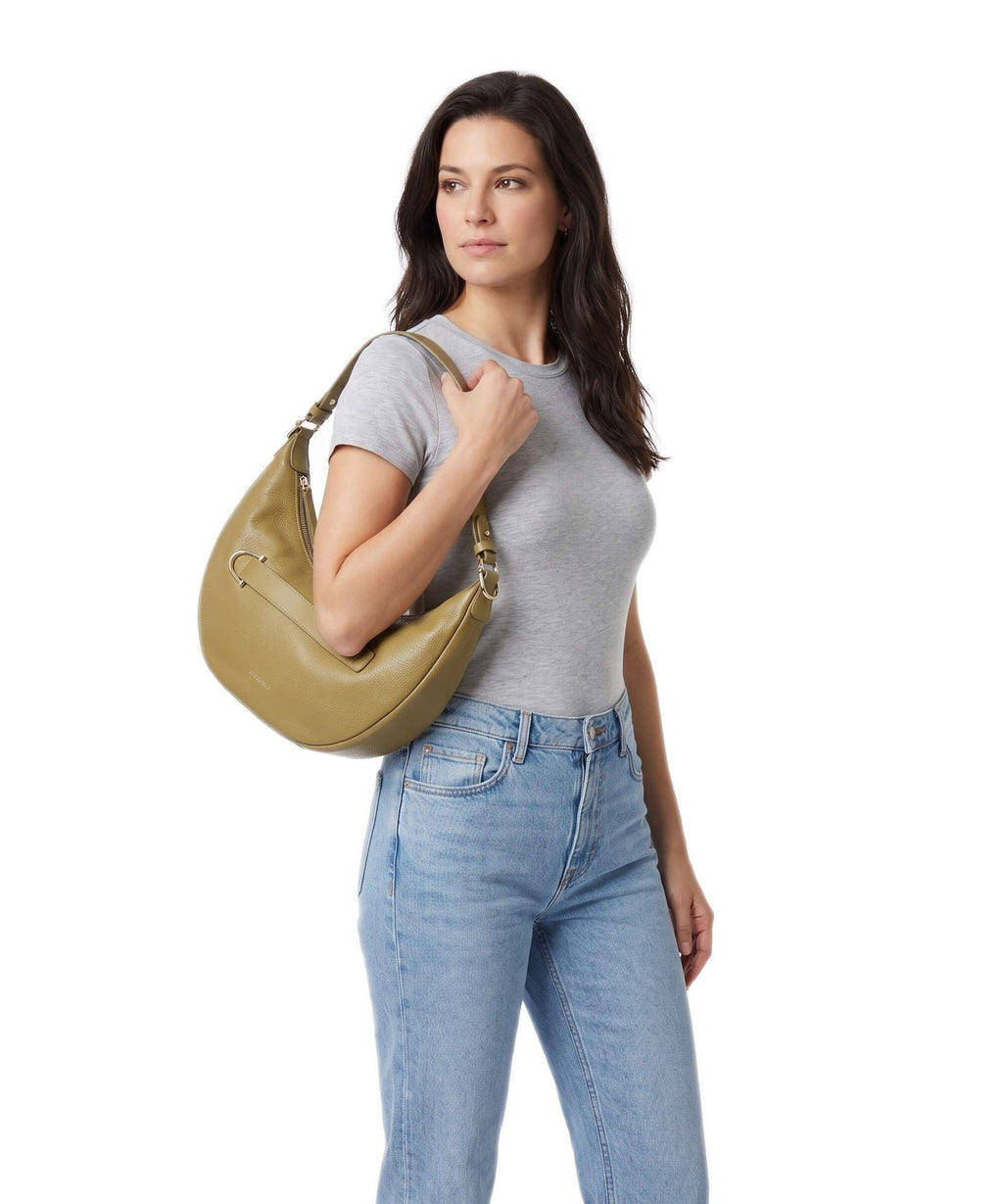 Coccinelle Paki Hobo bag seagrass