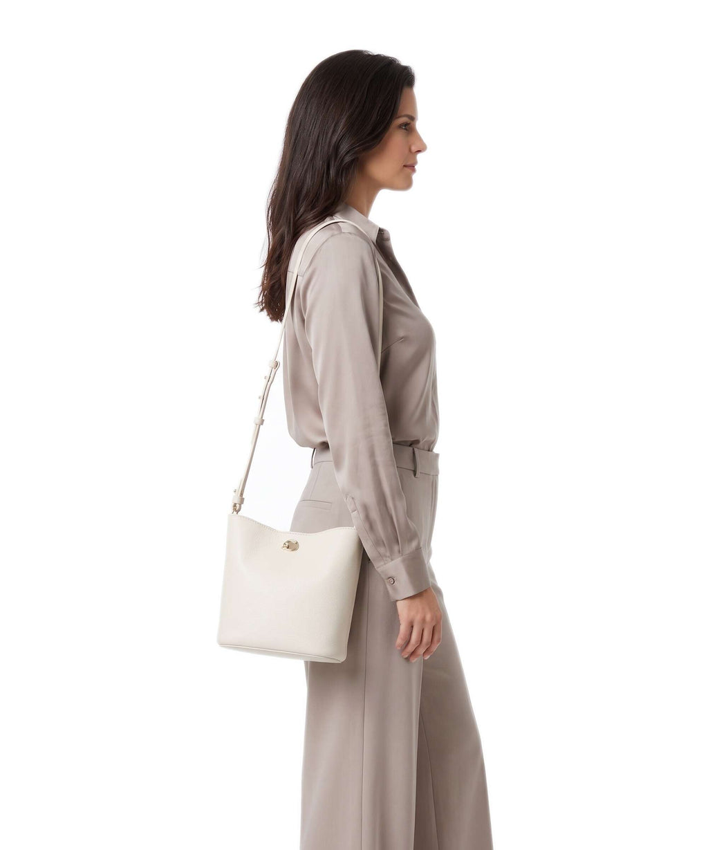 Coccinelle Nikla Bucket bag pearl/cognac