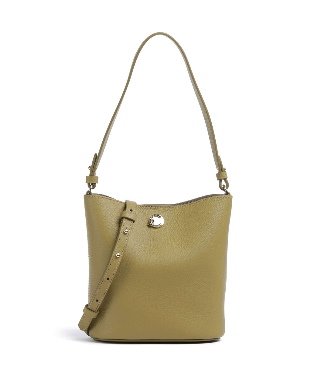 Coccinelle Nikla Bucket bag seagrass/sandshell