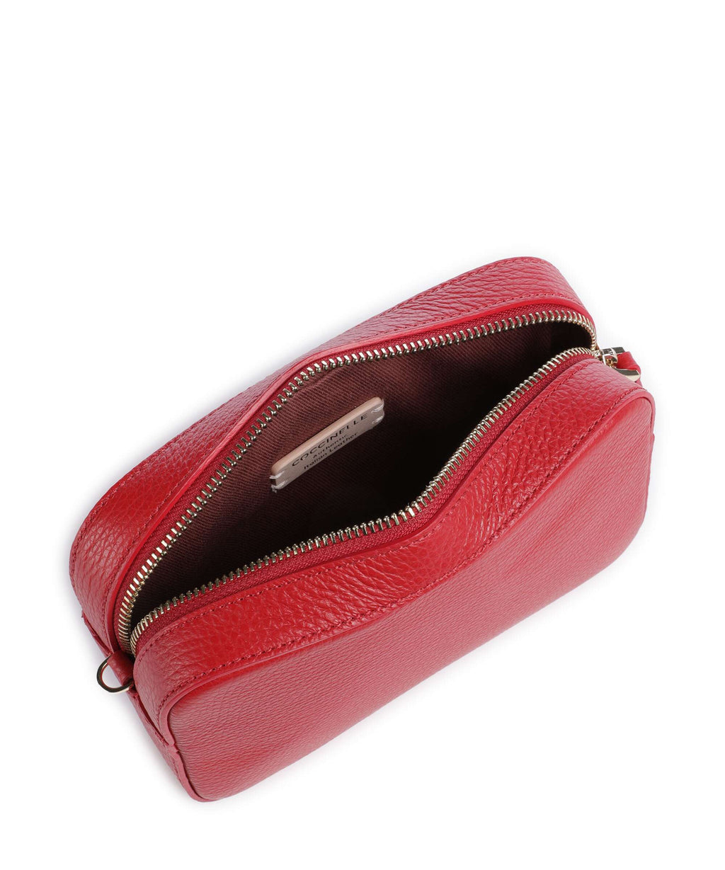 Coccinelle Tebe Crossbody bag scarlet
