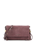 Coccinelle Thess Suede Crossbody bag berry