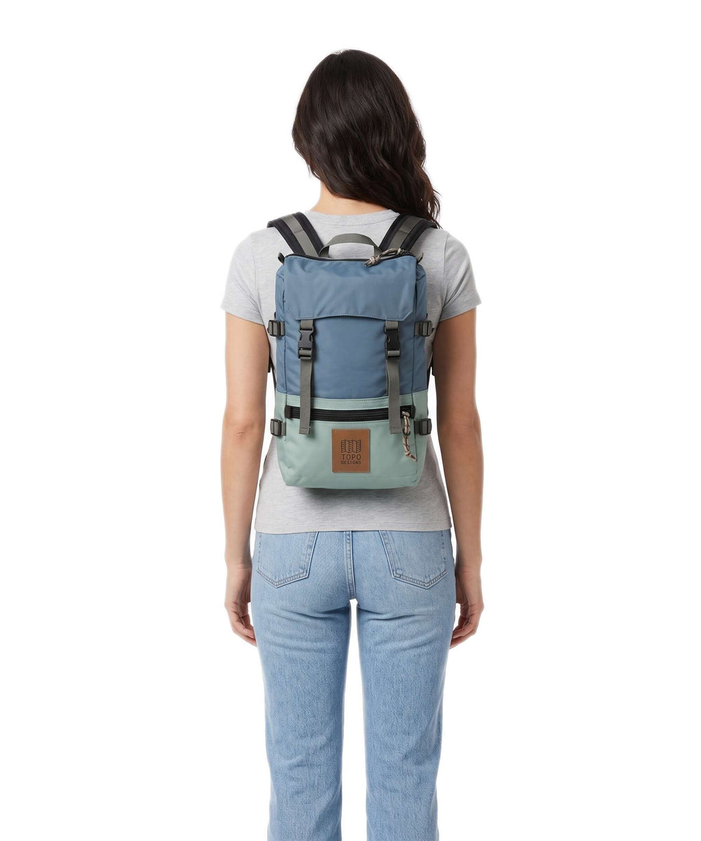 Topo Designs Rover Mini Backpack stone blue/ash green