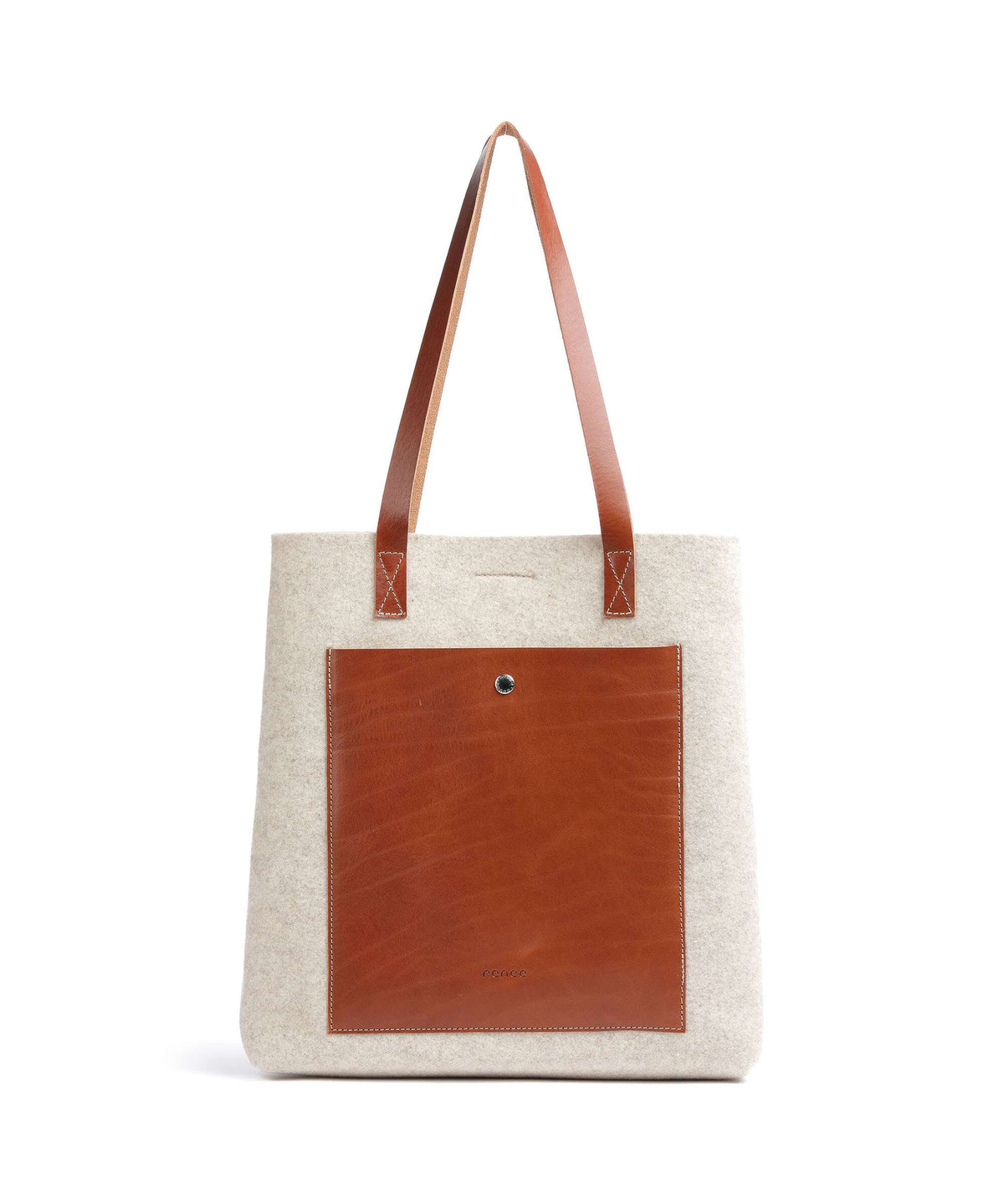Castelijn & Beerens Babette Tote bag beige/cognac