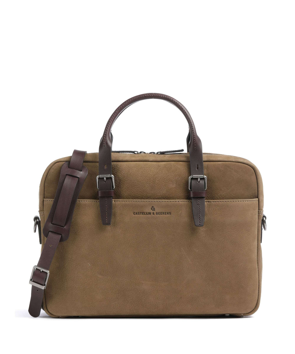 Castelijn & Beerens Veneto Briefcase taupe