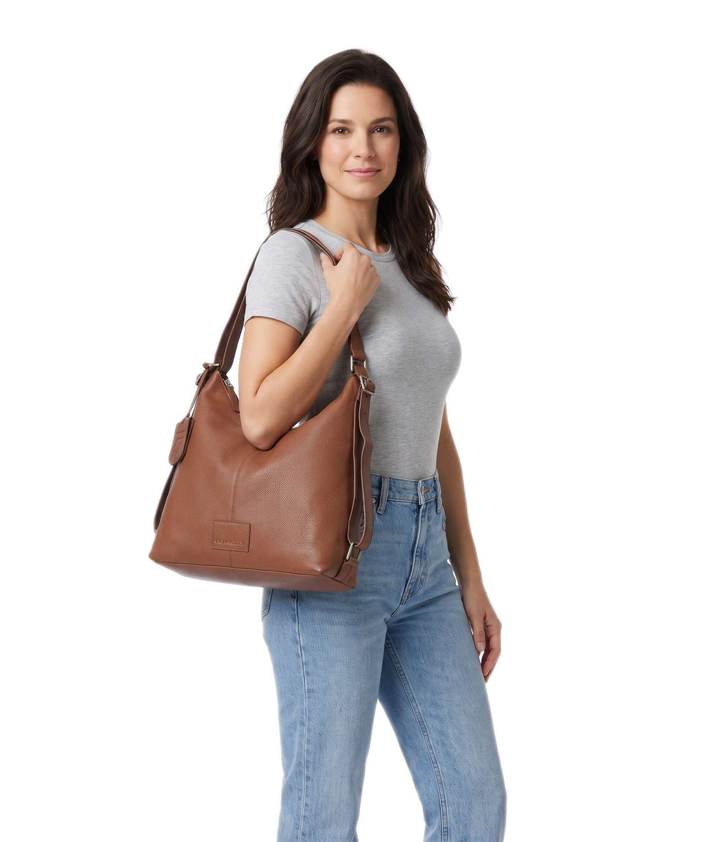 Burkely Soft Skylar Backpack bag chestnut