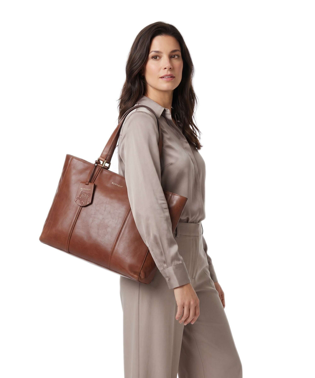 Burkely Fine Florence Tote bag chestnut