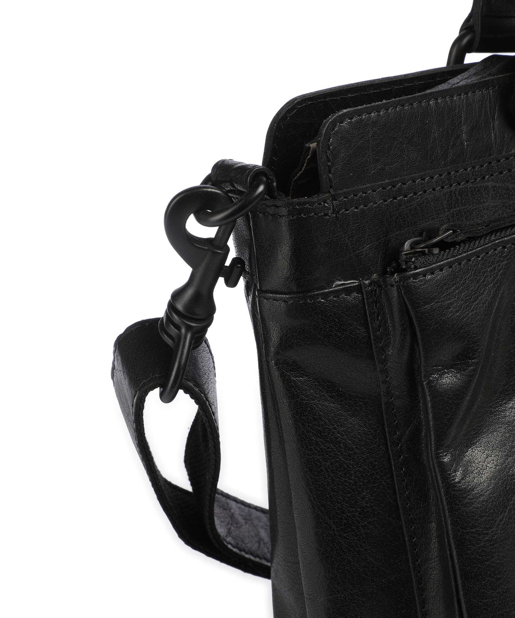 Spikes & Sparrow Bronco Bennie Briefcase schwarz