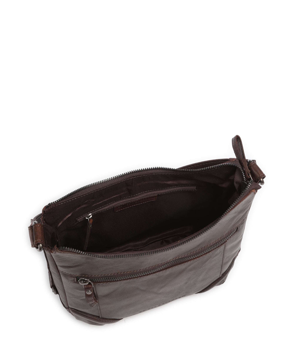 Spikes & Sparrow Bronco Candee Hobo bag dunkelbraun