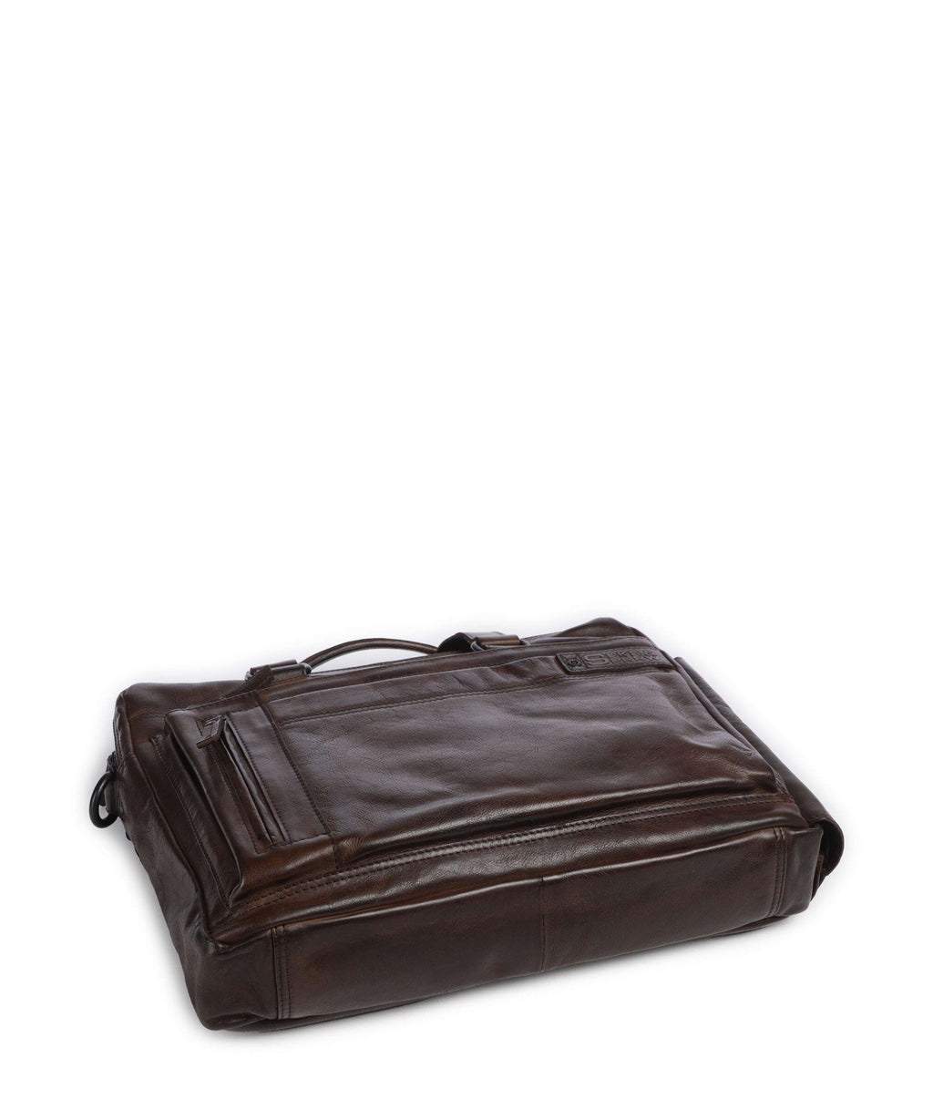 Spikes & Sparrow Apache Brutus Briefcase braun
