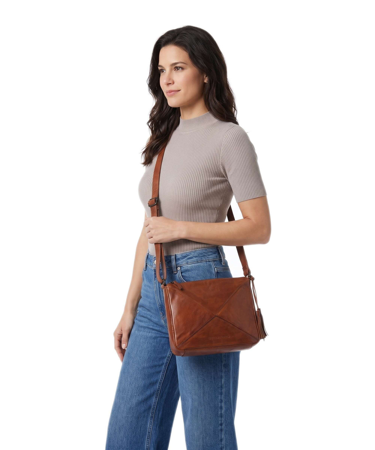 Spikes & Sparrow Apache Lilla Crossbody bag brandy