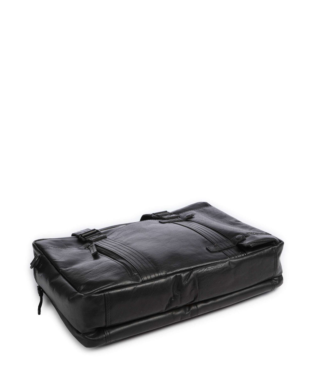 Spikes & Sparrow Bronco Dexter Briefcase black