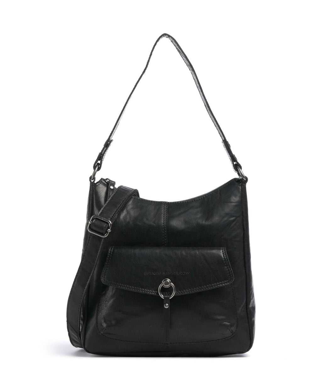 Spikes & Sparrow Bronco Cydney Hobo bag black