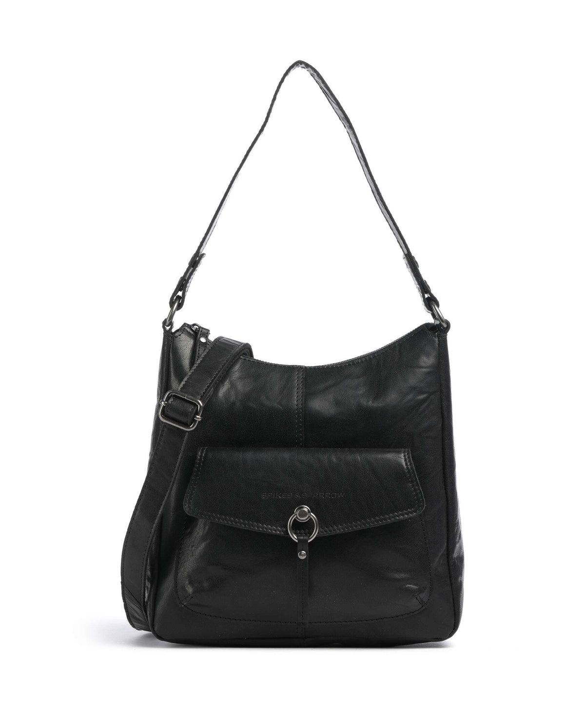 Spikes & Sparrow Bronco Cydney Hobo bag black