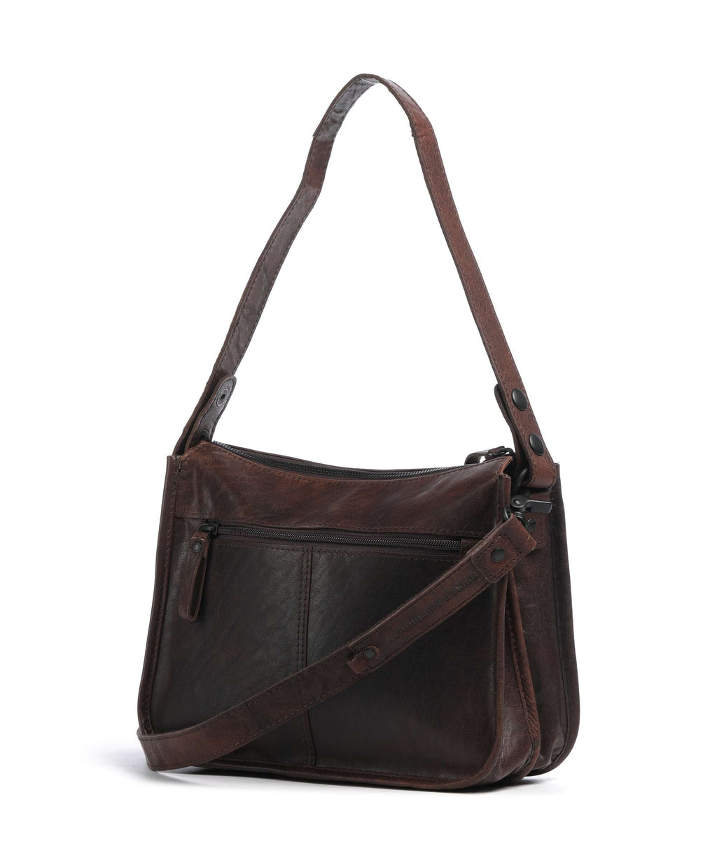 Spikes & Sparrow Bronco Chanice Shoulder bag dark brown
