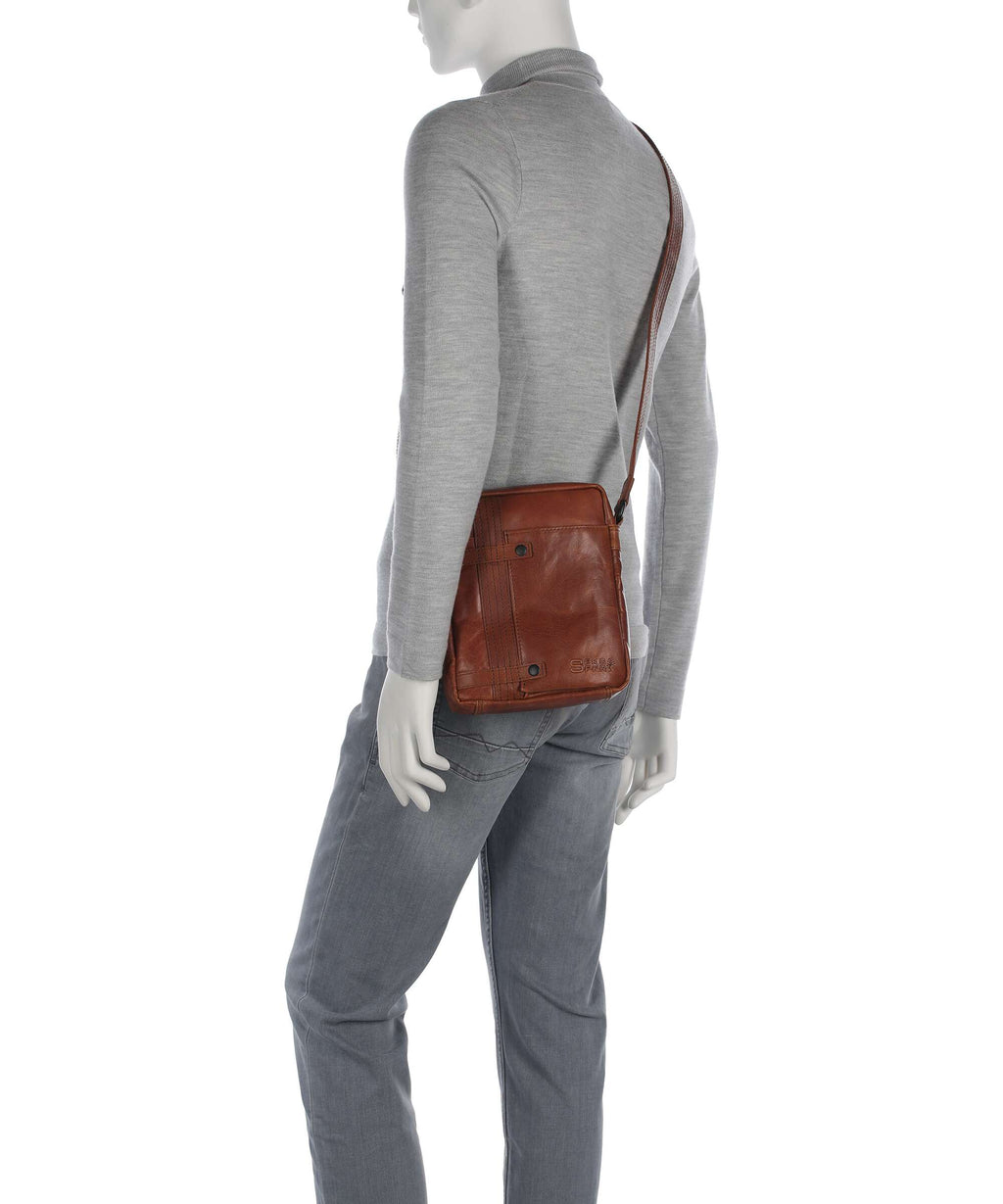 Spikes & Sparrow Bronco Benn Crossbody bag brandy