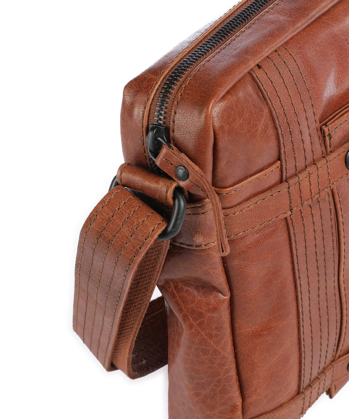 Spikes & Sparrow Bronco Benn Crossbody bag brandy
