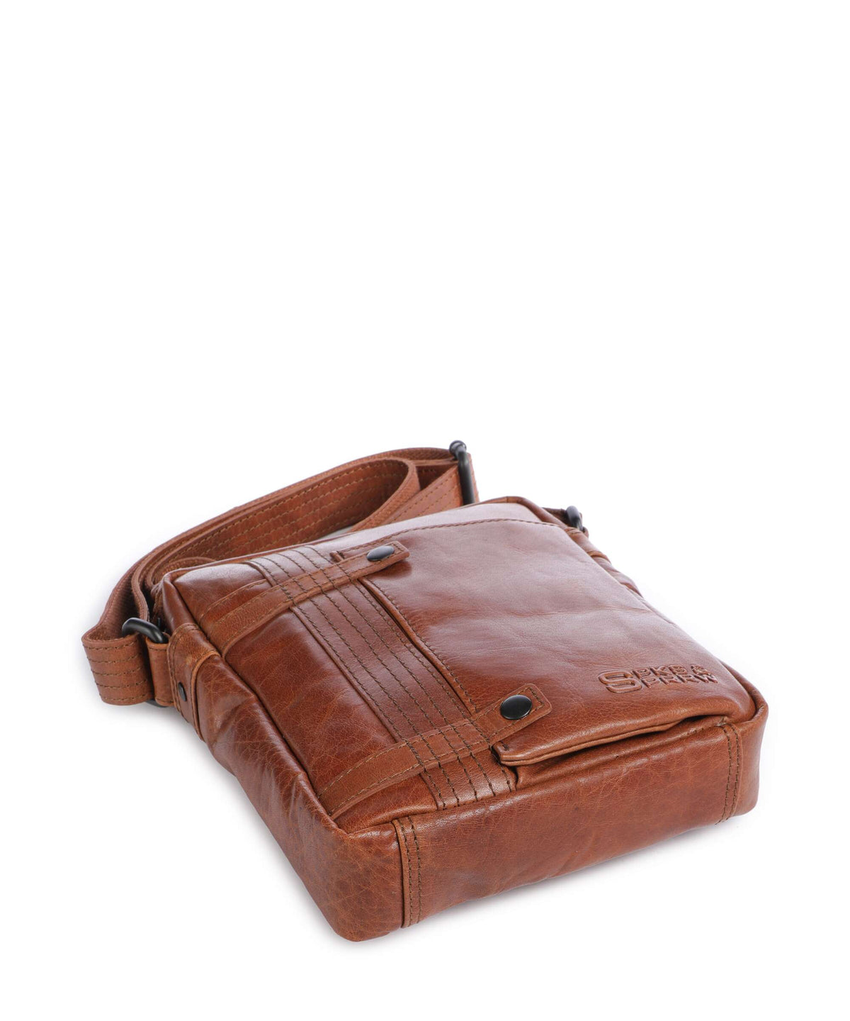 Spikes & Sparrow Bronco Benn Crossbody bag brandy