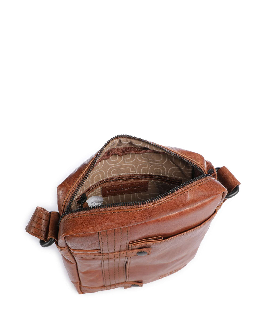 Spikes & Sparrow Bronco Benn Crossbody bag brandy