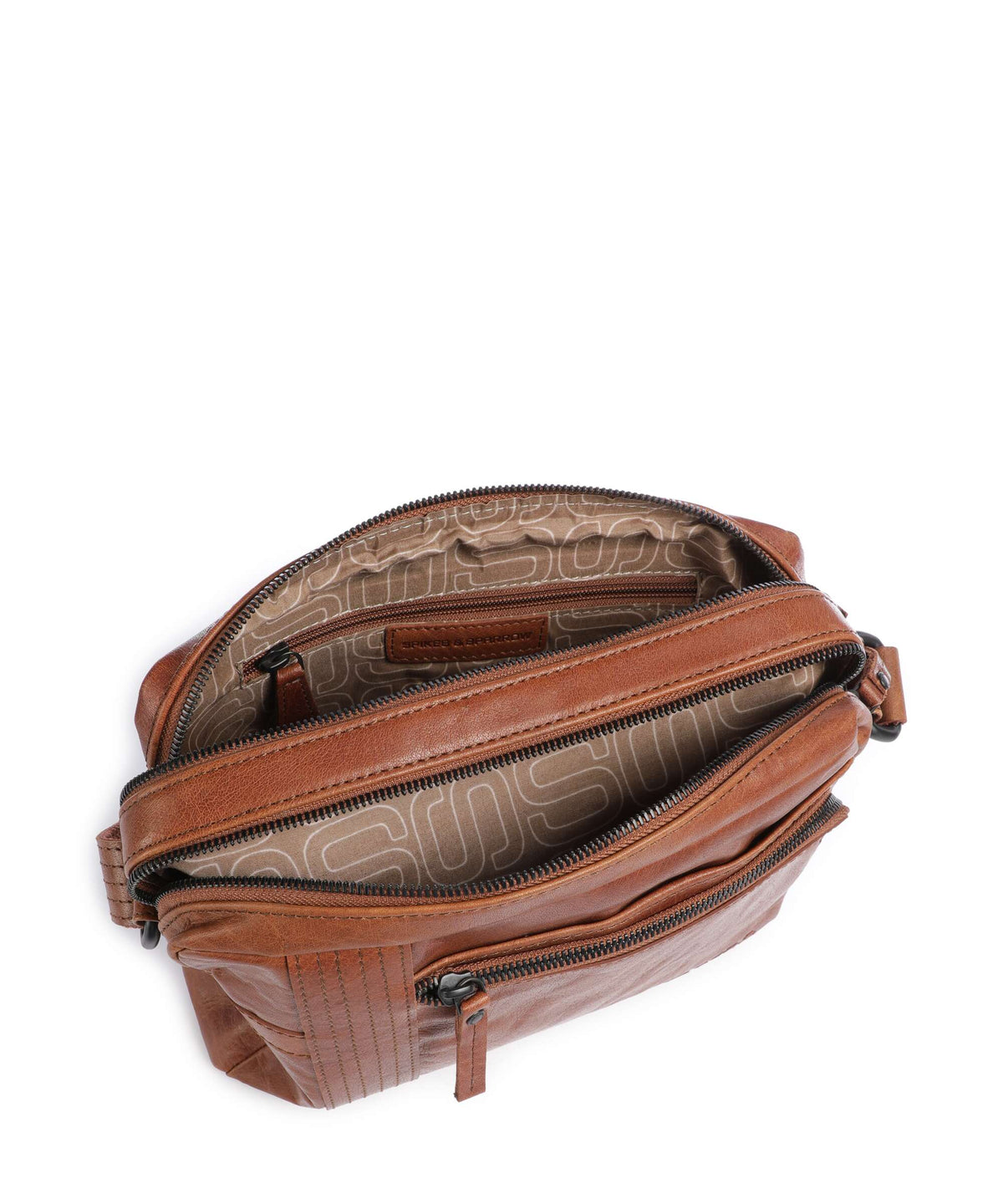 Spikes & Sparrow Bronco Ayden Crossbody bag brandy