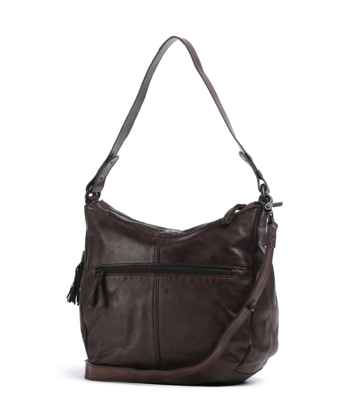 Spikes & Sparrow Apache Natalia Hobo bag dark brown